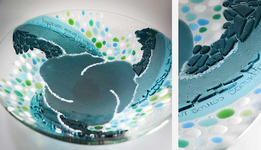 Dishes-and-bowls Lousia Sullivan Contemporary Glass