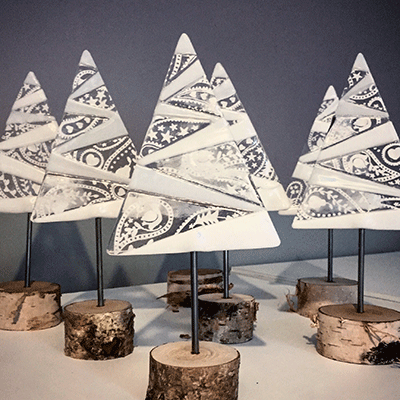 Insta3 Louisa Sullivan Glass christmas trees